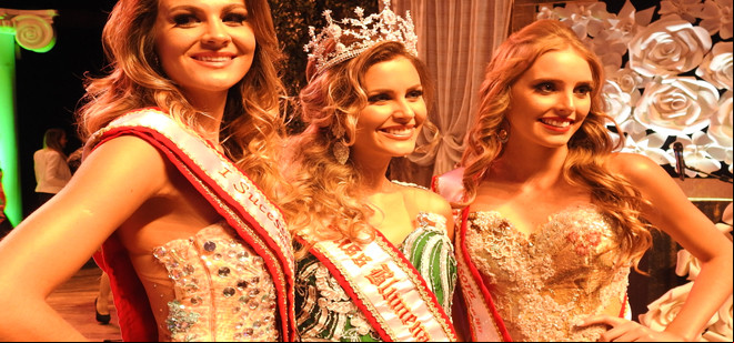 Tamíris Gallois Ficht representa Blumenau no Miss Santa Catarina
