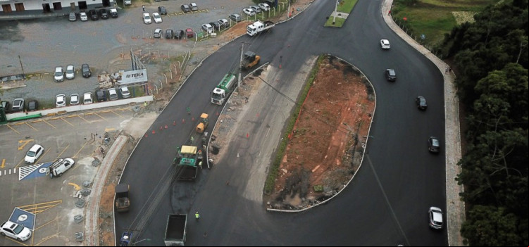 Rotatórias da Rua das Missões já estão íveis a motoristas