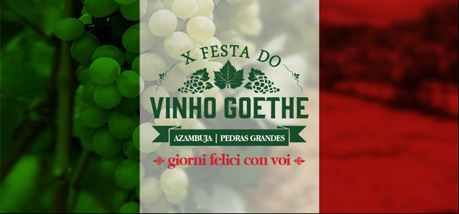 Pedras Grandes convida para X Festa do Vinho Goethe
