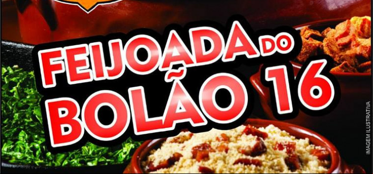 Feijoada Bolão 16 acontece nesse sábado