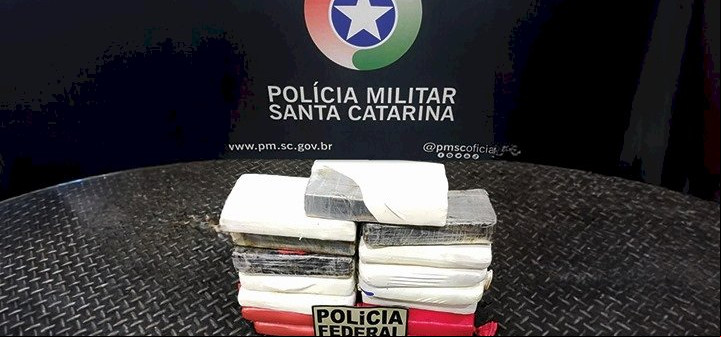Cocaína é apreendida antes de embarque para a Europa