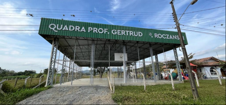 Indaial inaugura Quadra Comunitária