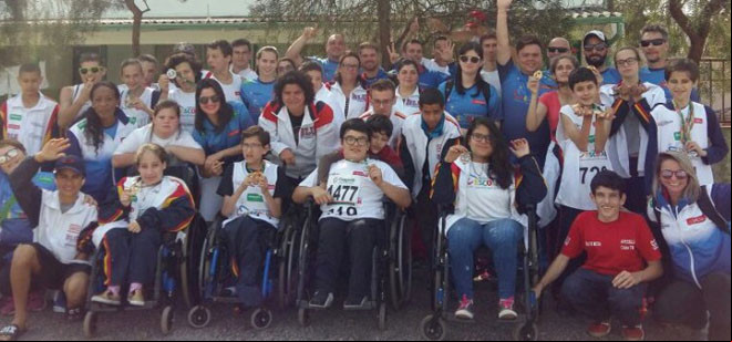 Blumenau leva 45 medalhas no Parajesc de atletismo e tênis de mesa
