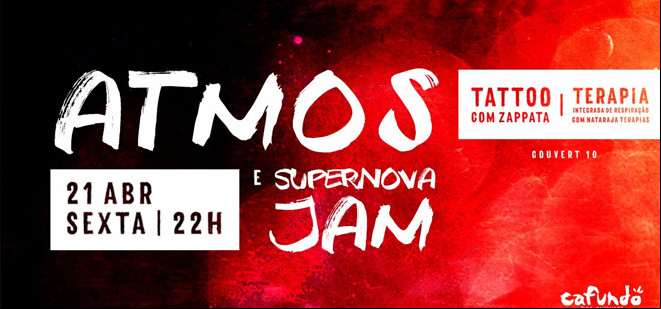 Sexta é dia de Atmos e Supernova Jam no palco do Cafundó