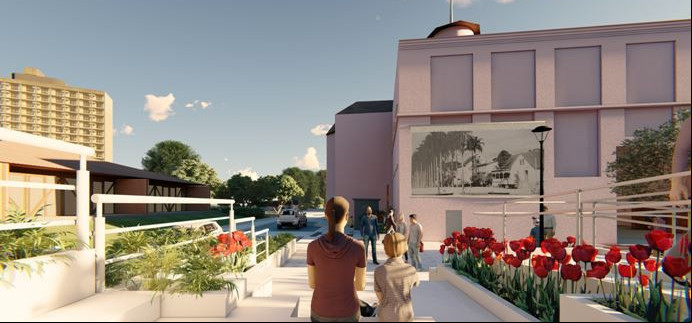 Construção da Praça das Rosas está 95% concluída