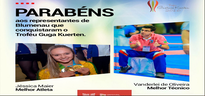 Blumenauenses ganham Troféu Guga Kuerten de Excelência no Esporte
