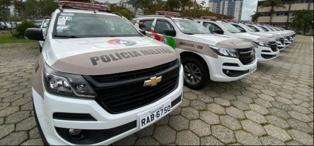 Polícia Militar entrega 122 novas viaturas no estado
