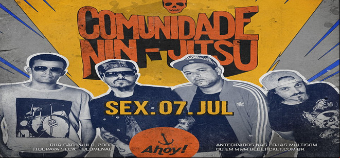 Sexta é dia de Comunidade Nin-Jitsu no convés do Ahoy