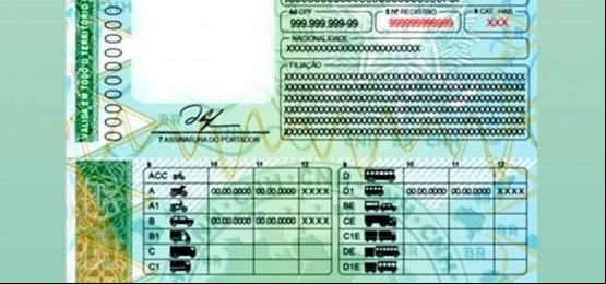 Nova carteira de motorista entra em vigor hoje