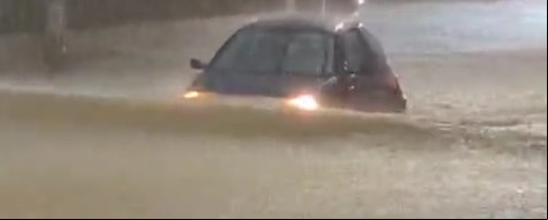 Chuva provoca estragos em Blumenau