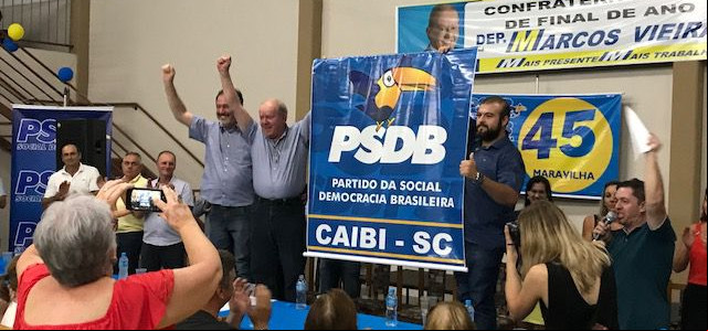 PSDB atinge a marca dos 295 municípios em Santa Catarina