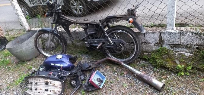 Moto roubada é recuperada no Progresso