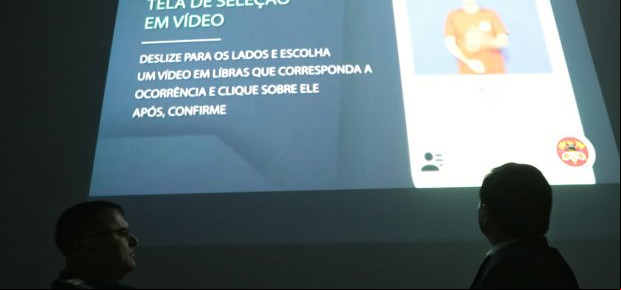 Bombeiros ganham app inédito para atendimento de surdos
