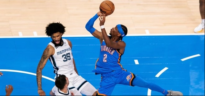 Oklahoma City abre duas vitórias dos Grizzlies