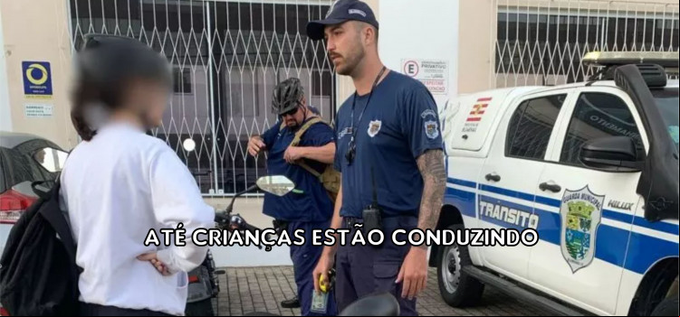 Prefeitura faz blitz com ciclomotores