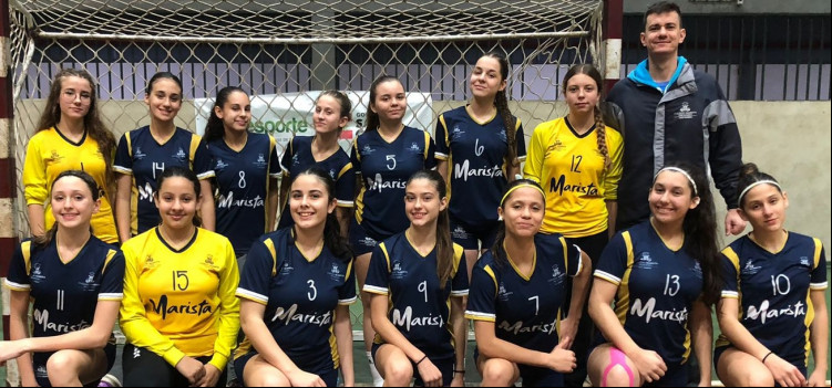 Handebol feminino de Joaçaba vence Jogos Escolares de Santa Catarina