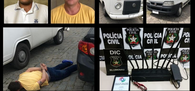 Grande quadrilha é presa em Blumenau